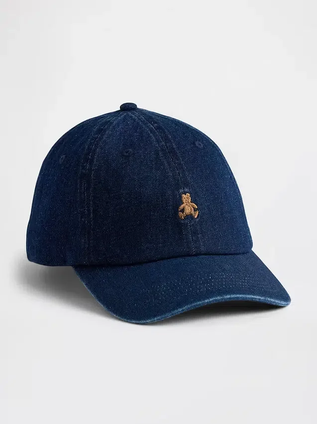 Gorra de béisbol de mezclilla con el oso Brannan