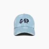 Gorra de béisbol de mezclilla con lunares de GAP × Awake Ny