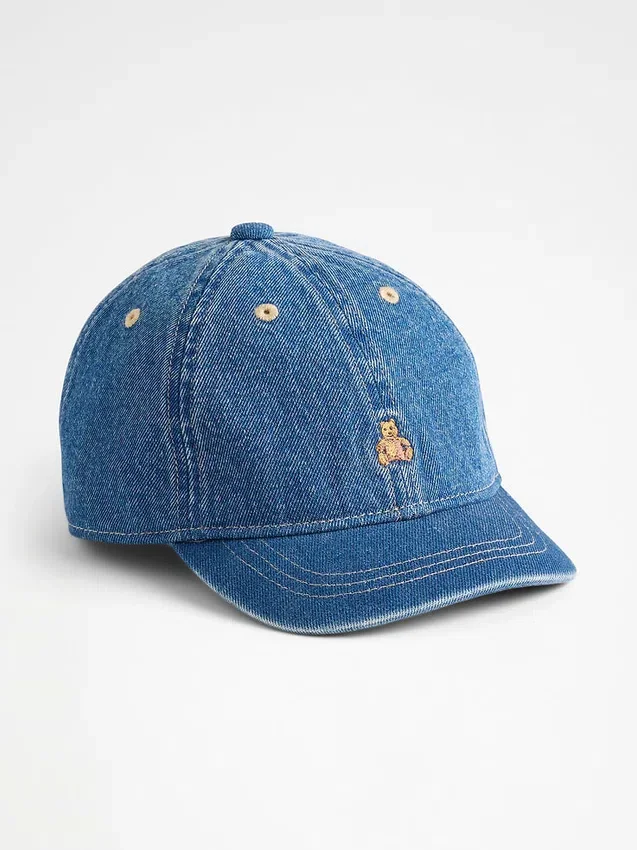Gorra de béisbol de mezclilla para niños pequeños