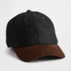 Gorra de béisbol de mezclilla y pana