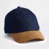 Gorra de béisbol de mezclilla y pana