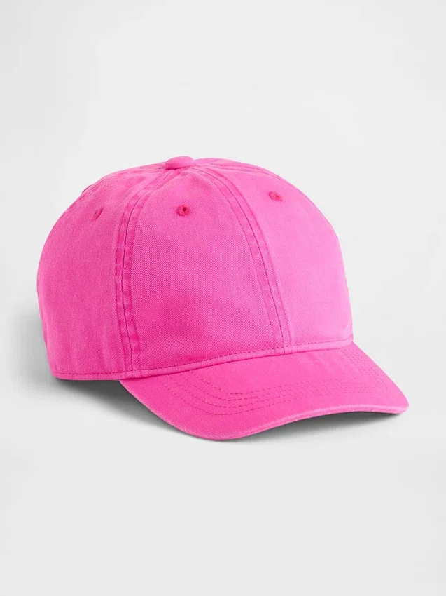 Gorra de béisbol para niños con teñido sobreteñido