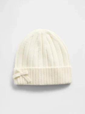 Gorro con moño CashSoft para niños