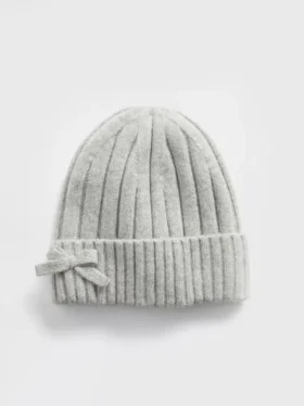 Gorro con moño CashSoft para niños