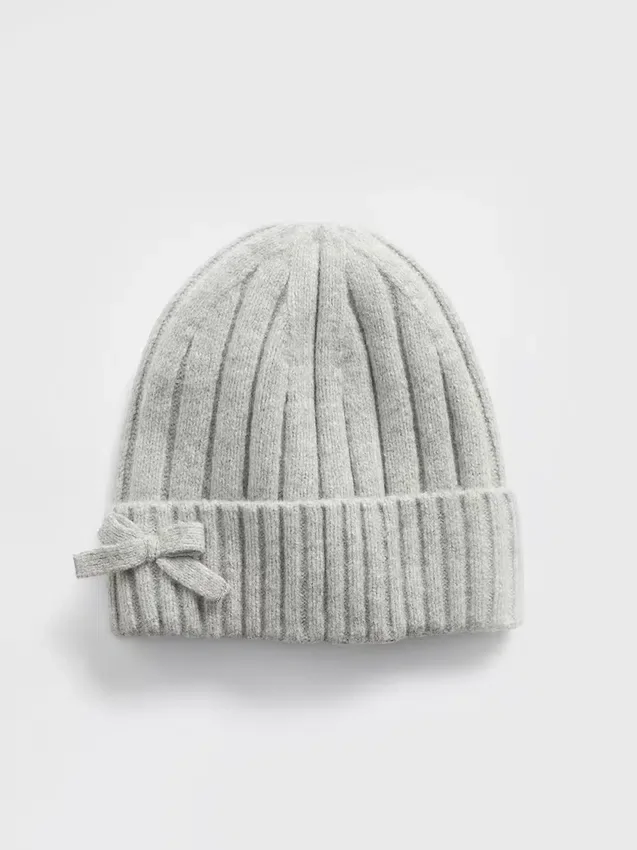 Gorro con moño CashSoft para niños