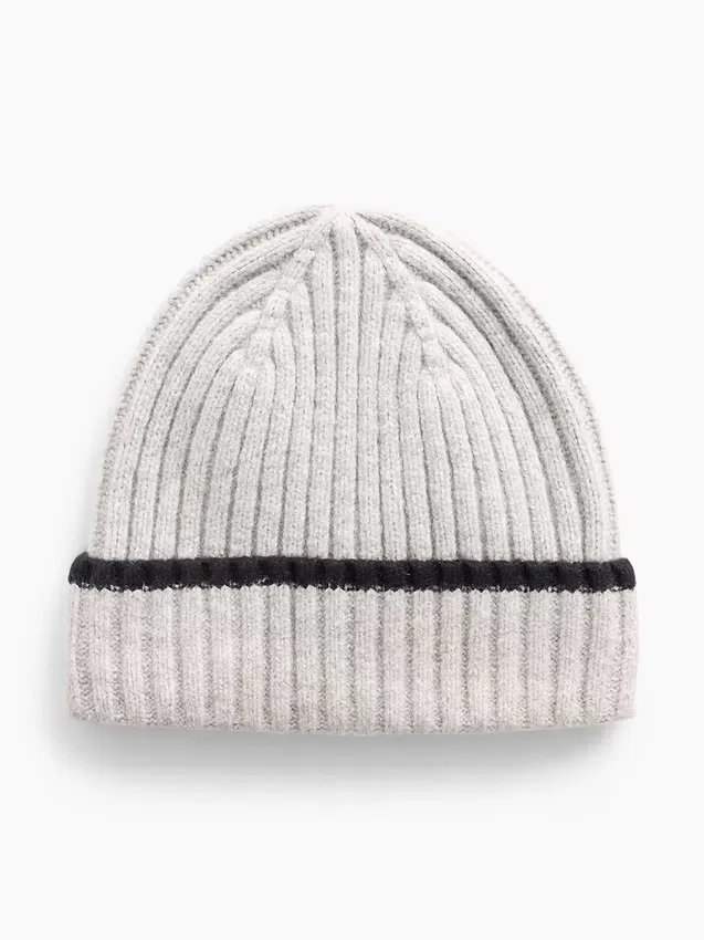 Gorro de punto acanalado CashSoft para niños