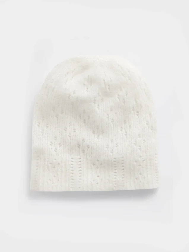 Gorro de punto Pointelle
