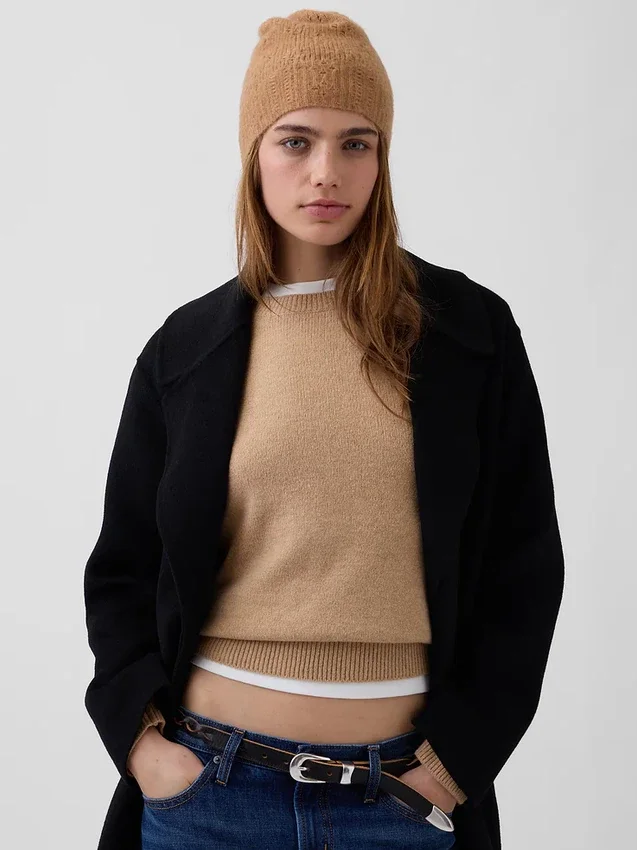 Gorro de punto Pointelle
