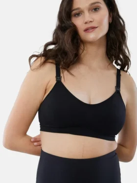 Ingrid and Isabel Basics: Paquete de 2 sujetadores premamá sin costuras 2 en 1 para lactancia y extracción de leche
