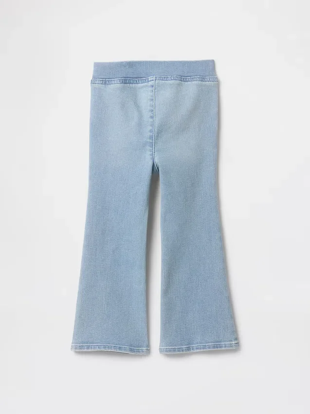 Jeggings acampanados de mezclilla para bebés y niños