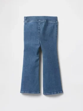 Jeggings acampanados de mezclilla para bebés y niños