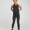 Jeggings de talle alto y efecto desgastado para niños