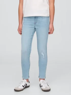 Jeggings de talle medio para niños, sin cordón