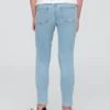 Jeggings de talle medio para niños, sin cordón