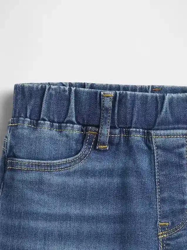 Jeggings de talle medio para niños, sin cordón