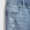 Jeggings de talle medio para niños, sin cordón
