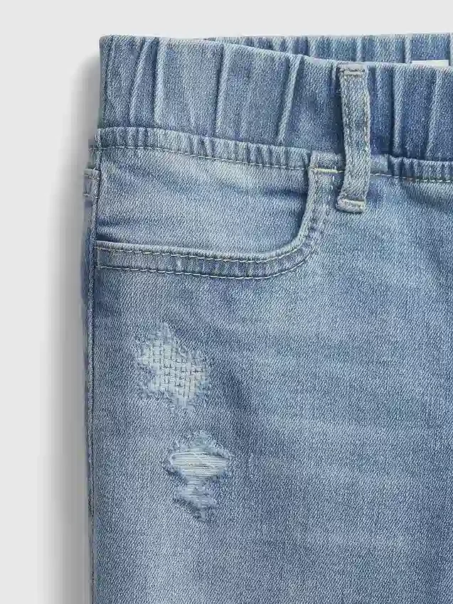 Jeggings de talle medio para niños, sin cordón