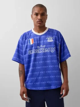 Jersey con logo extragrande de GAP × Awake Ny