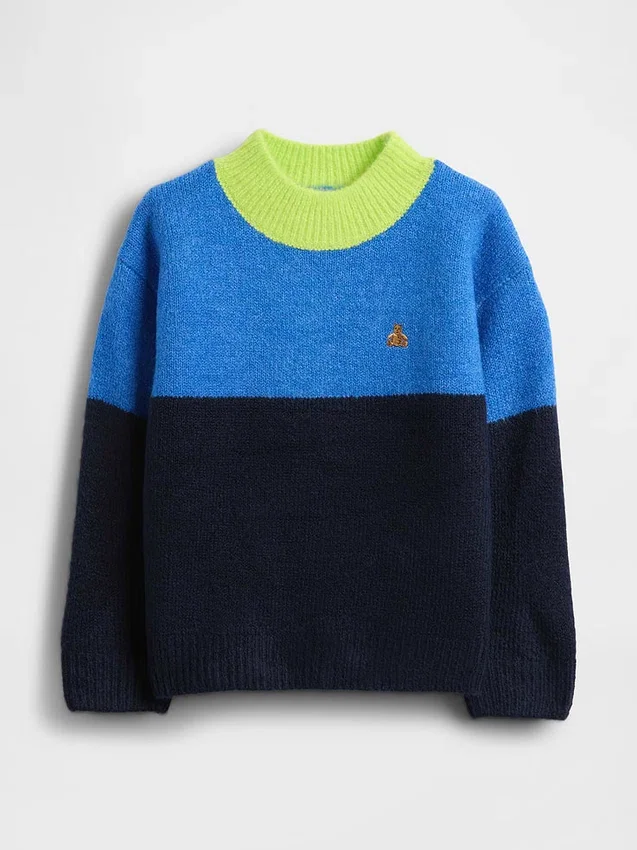 Jerséu con bloques de color para bebés y niños