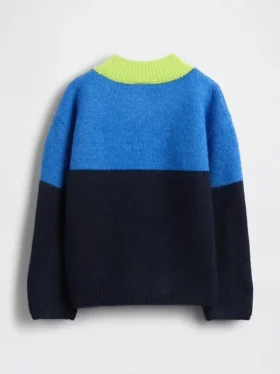 Jerséu con bloques de color para bebés y niños