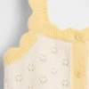 Jerséu de punto calado con bloques de color para bebés y niños