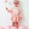 Jerséu de punto con chispas «Sweet Wink Birthday Girl» para niña