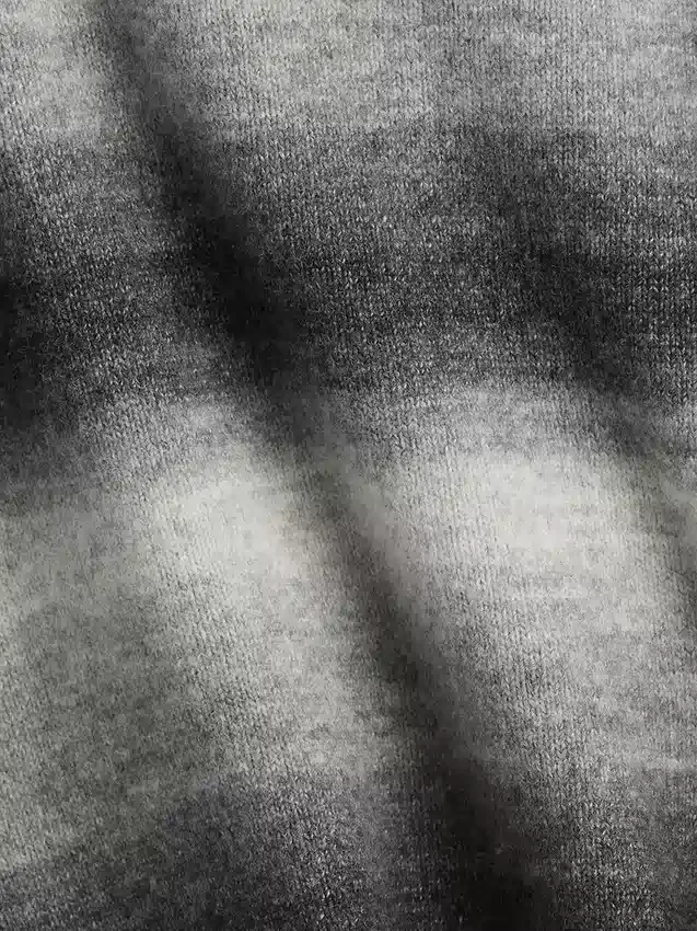Jerséu holgado de cuello redondo para niños con efecto space-dye