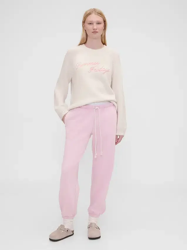Jerséu oversize com logo de GAP × Summer Fridays