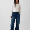 Jerséu oversize con cuello en V CashSoft