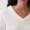 Jerséu oversize con cuello en V CashSoft