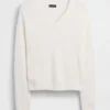 Jerséu oversize con cuello en V CashSoft