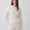Jerséu oversize de punto trenzado CashSoft