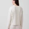 Jerséu oversize de punto trenzado CashSoft