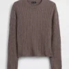 Jerséu oversize de punto trenzado CashSoft