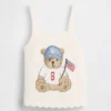 Jerséu sin mangas con diseño «Brannan Bear Americana» para bebés y niños pequeños