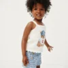 Jerséu sin mangas con diseño «Brannan Bear Americana» para bebés y niños pequeños