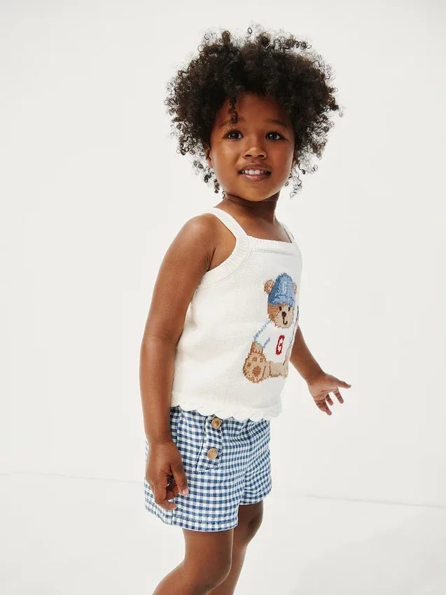 Jerséu sin mangas con diseño «Brannan Bear Americana» para bebés y niños pequeños