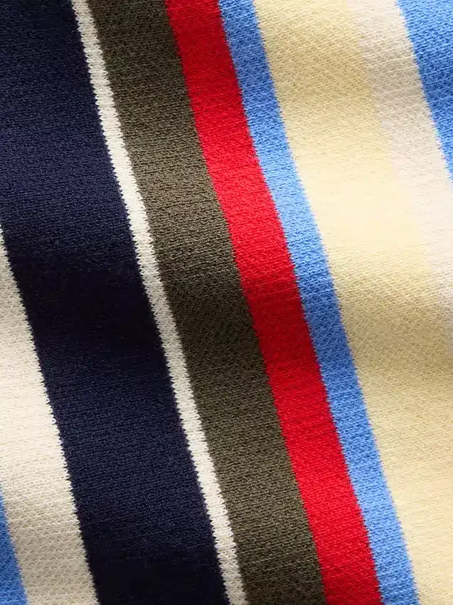 Jerséu sin mangas de algodón 100 % con rayas y cuello halter