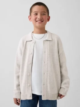 Jerséu tipo polo holgado para niños