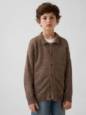 Jerséu tipo polo holgado para niños