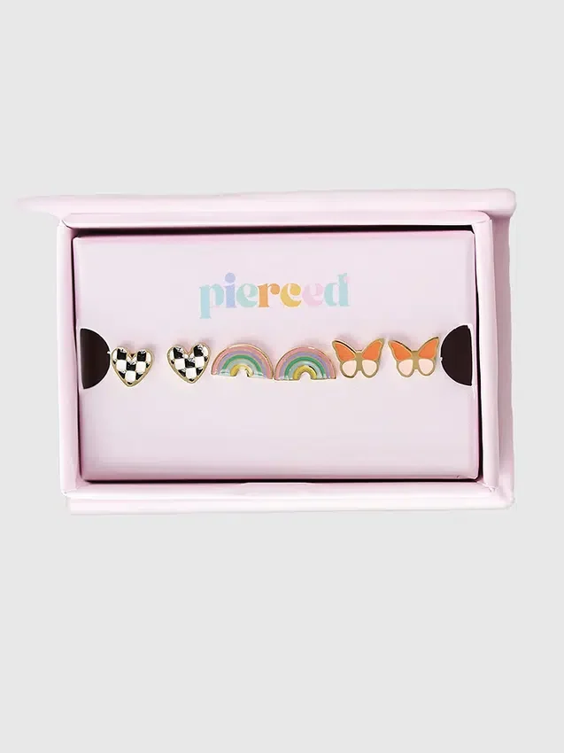 Juego de aretes de rosca, el más vendido de Pierced Co