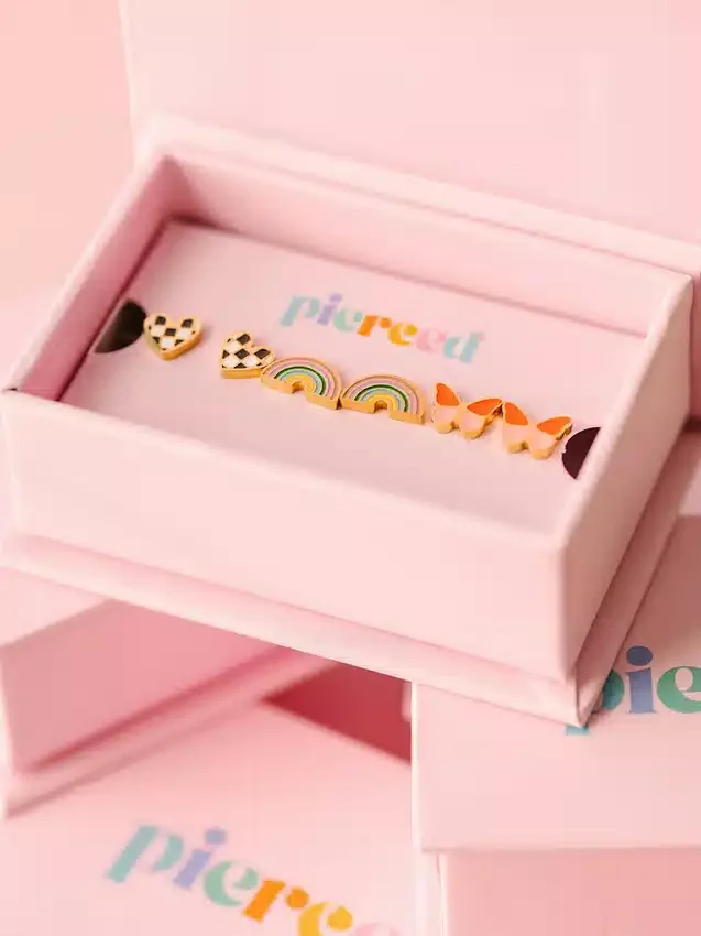 Juego de aretes de rosca, el más vendido de Pierced Co