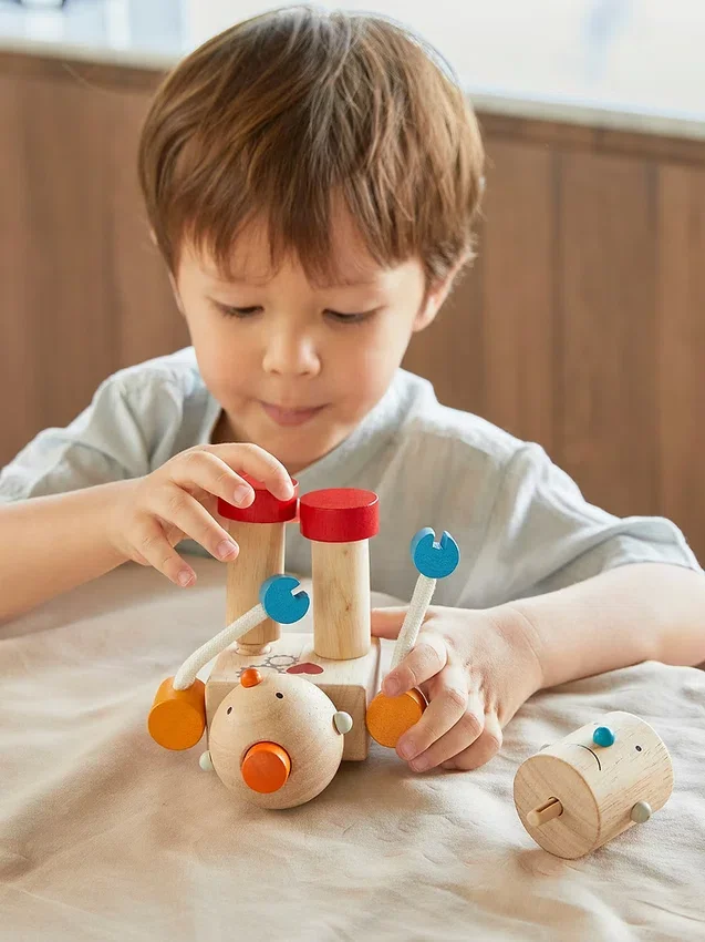 Juego de construcción de robots