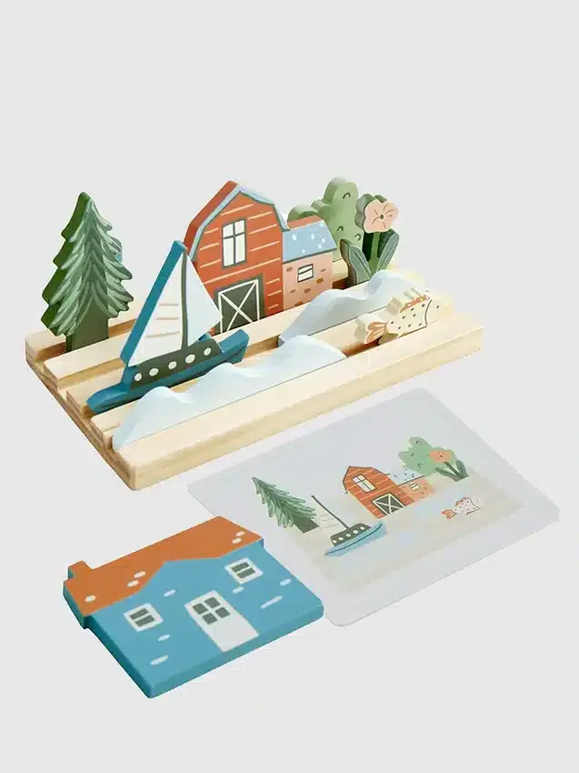 Juego de emparejar imágenes «My Town»