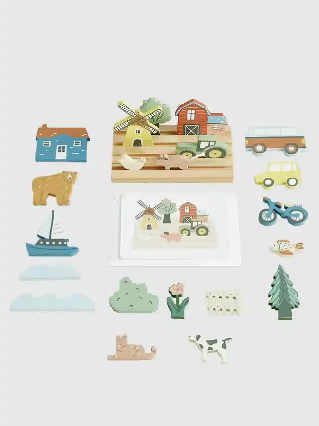 Juego de emparejar imágenes «My Town»