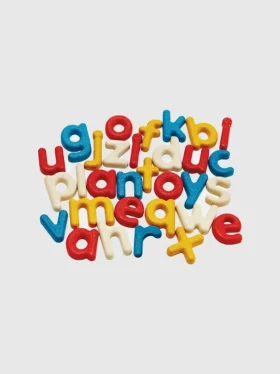 Juego de habilidades lingüísticas con el alfabeto en minúsculas
