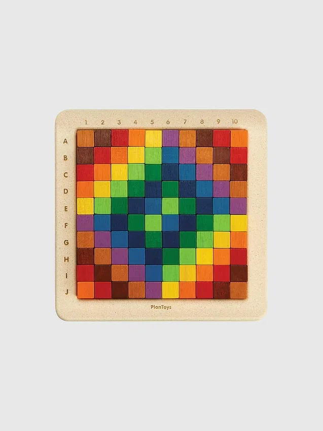 Juego de habilidades matemáticas con 100 cubos para contar