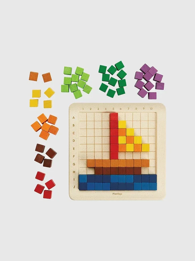 Juego de habilidades matemáticas con 100 cubos para contar