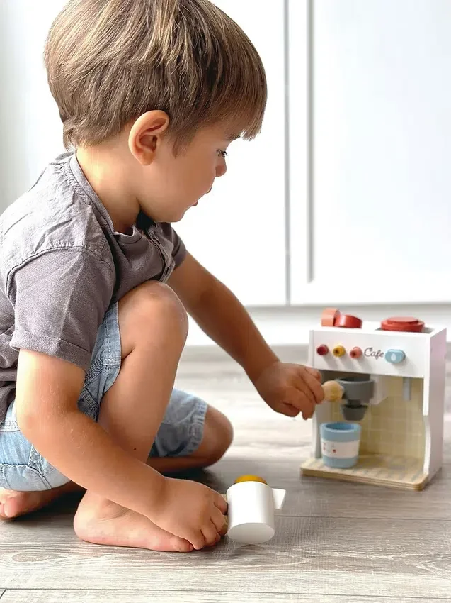 Juego de juguete «Pequeño barista» para niños pequeños