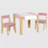 Juego de mesa y 2 sillas para niños pequeños